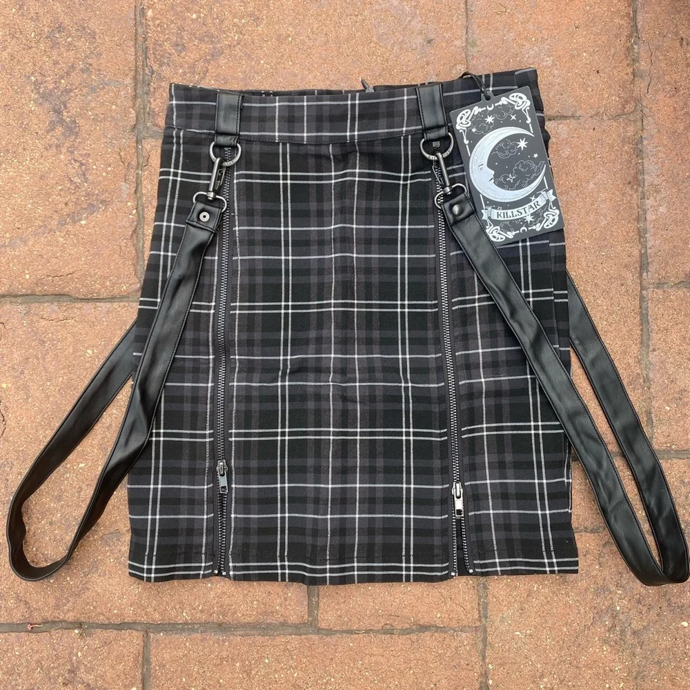 killstar ash tartan skirt - Picture 7 of 8